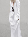 Long Split Casual Dress