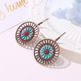 Bohemian Hollow Fashion Vintage Flower Earrings