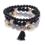 Chic Agate Multi-layer Fringe Bracelet