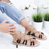 Women Comfy Rope Sandals Shoes Plus Size