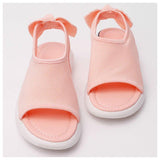 Women Mesh Fabric Sandals Breathable Bowknot Embellished Shoes