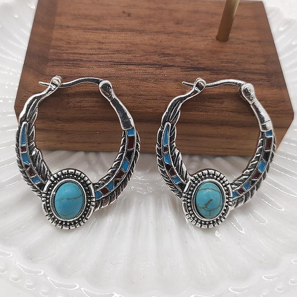 Fashion Retro Jewelry Women's Ethnic Earrings