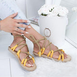 Women Comfy Rope Sandals Shoes Plus Size