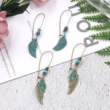 Vintage Rose Wing Shaped Earrings