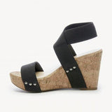 Women Stylish Peep Toe Wedges Sandals Casual Shoes