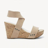 Women Stylish Peep Toe Wedges Sandals Casual Shoes