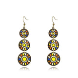 Alloy Female Long Drop oil Earrings