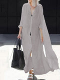 Long Cardigan Casual Dress