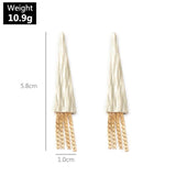 Fashion Metal Wheat Shaped Earrings