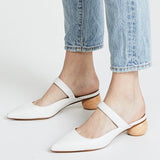 Women Chic Mule Heeled Sandals Casual Slide Shoes