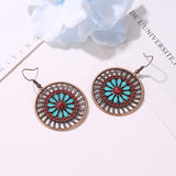 Bohemian Hollow Fashion Vintage Flower Earrings