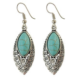 Bohemian Long Turquoise Earrings