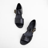 Women Casual Peep Toe Flat Heel Sandals Shoes