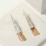 Fashion Metal Wheat Shaped Earrings