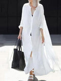 Long Cardigan Casual Dress