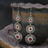 Alloy Female Long Drop oil Earrings