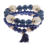 Chic Agate Multi-layer Fringe Bracelet