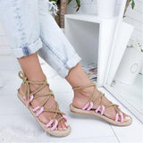 Women Comfy Rope Sandals Shoes Plus Size