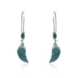 Vintage Rose Wing Shaped Earrings