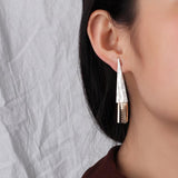 Fashion Metal Wheat Shaped Earrings