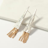 Fashion Metal Wheat Shaped Earrings