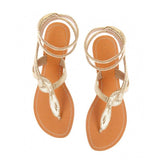 Women Pu Sandals Casual Daily Sparkling Glitter Shoes