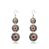 Alloy Female Long Drop oil Earrings