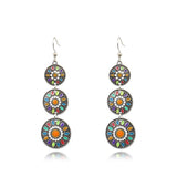 Alloy Female Long Drop oil Earrings