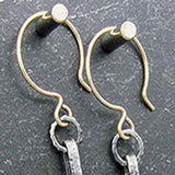 Simple Vintage Long Drop Shape Pendant Earring