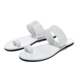 Women's Toe Ring Flat Heel Sandals Beach Shoes